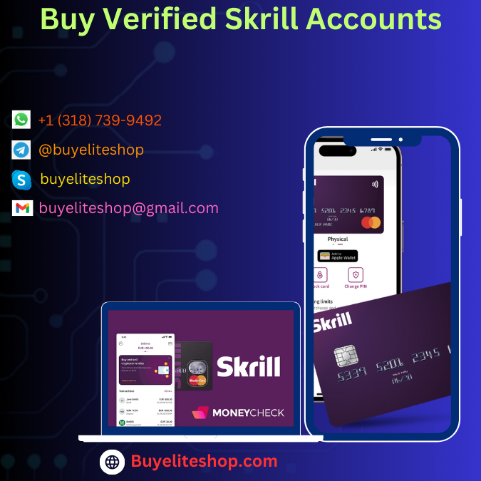 Buy Verified Skrill Accounts